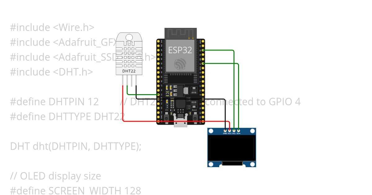 ESP32 DHT OLED