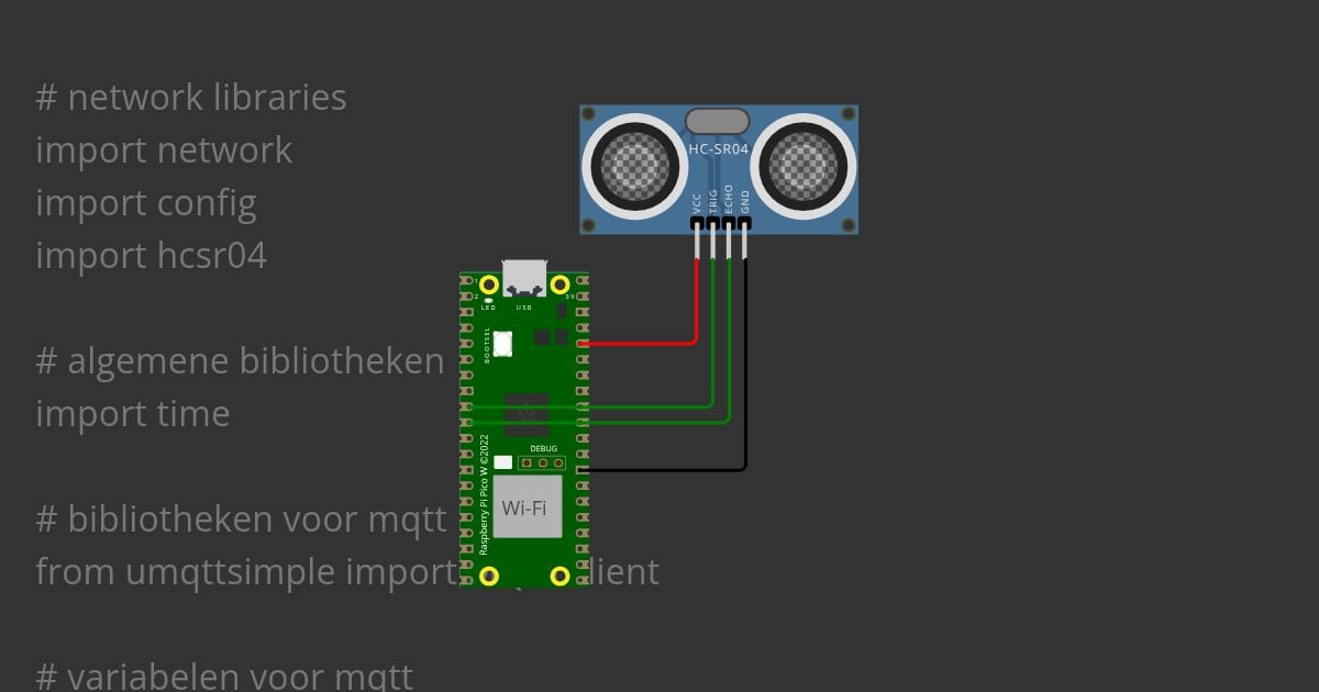 labo3 hcsr04 sturen naar mqtt